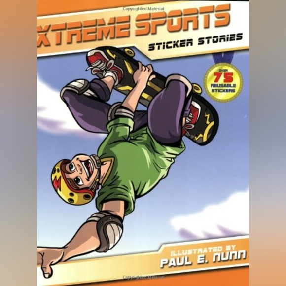 Xtreme Sports Sticker Stories‎ With Over 75 Reusable Stickers - Picture 1 of 6